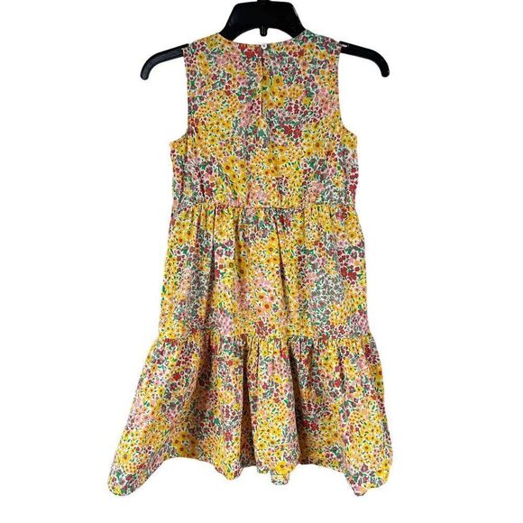 Crewcuts J.Crew Girls Mixed Floral Tiered Sleeveless Dress Girls Size 10 - Picture 2 of 9